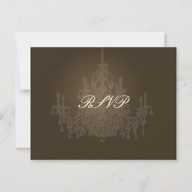 Placas RSVP de Chandelier PixDezines exigem 5 x 7 (Frente)