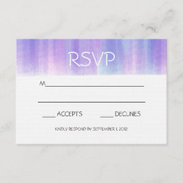 PLACAS RSVP DE COR DA ÁGUA PURPINK E PINK