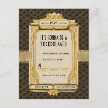 Placas RSVP de Excelente preto e Dourado