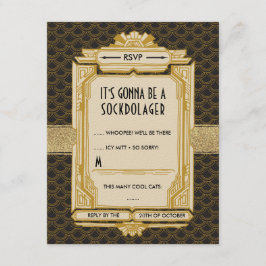 Placas RSVP de Excelente preto e Dourado