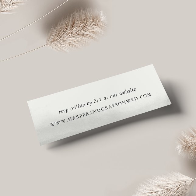 Placas RSVP de Site de Casamento Mista (Criador carregado)