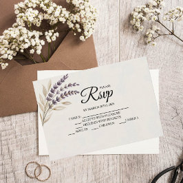 Placas RSVP do Designer de Boho Moderno