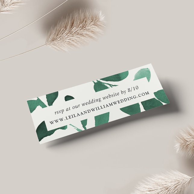 Placas RSVP do Site de Casamento Botânico Pression (Criador carregado)
