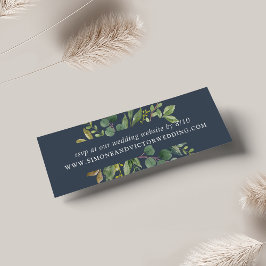 Placas RSVP do Site de Casamento Eucalyptus Grove