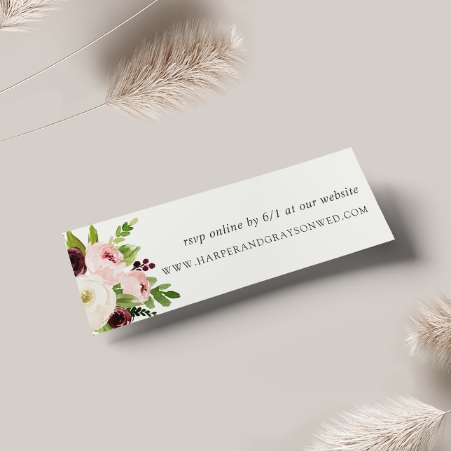 Placas RSVP do Site do Blush Romance (Criador carregado)