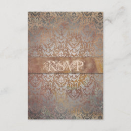 Placas RSVP Elegantes do Vintage Tuscan Damask