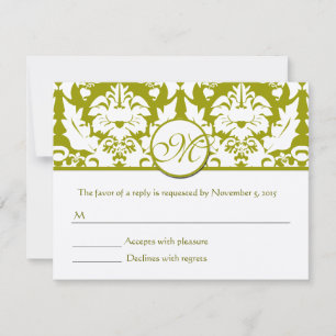 Placas RSVP — Exigem as assinaturas de tamanho 5 x