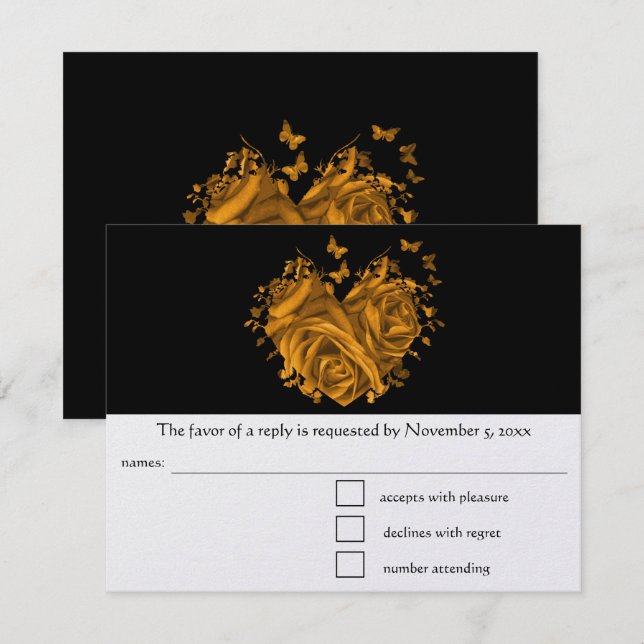 Placas RSVP — Exigem as assinaturas de tamanho 5 x (Frente/Verso)