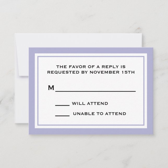Placas RSVP gerais (Violet Purple / White) (Frente)