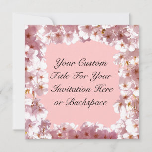Placas RSVP Personalizadas de Convites de Blossom 