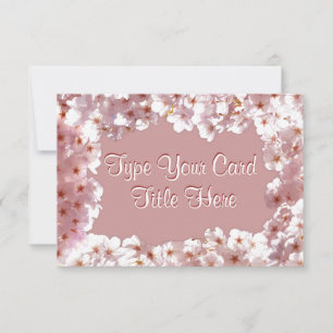 Placas RSVP Personalizadas de Convites de Blossom 