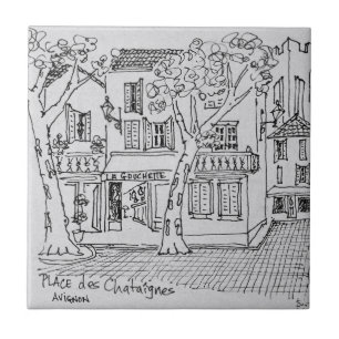 Place des Chataignes Avignon, França