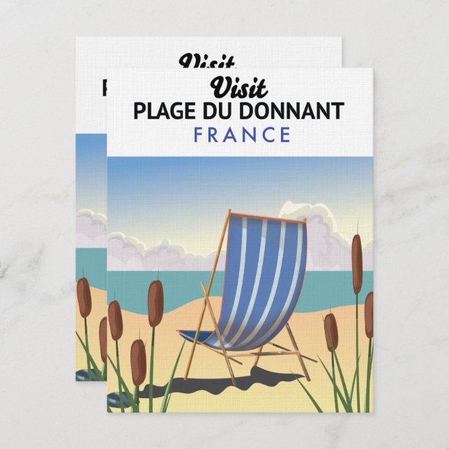 Plage du Donnant França (Frente/Verso)