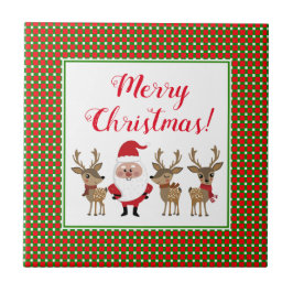 Plaid Natal Feliz Personalizado Papai Noel Rena