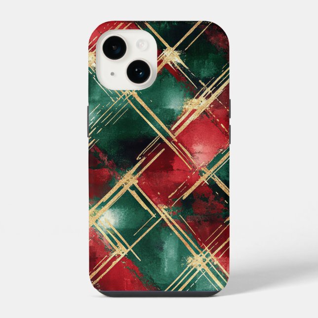 Plaid Samsung S4 phone case (Verso)