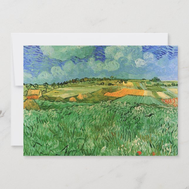 Plain Próar Auvers por Vincent van Gogh (Frente)