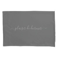 Plaisir De Dormir Personalizado na Mala de Cinza