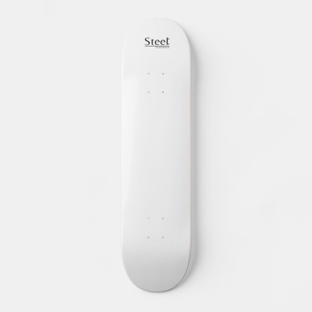 Planche Blanche Steel Skateboard (Frente)