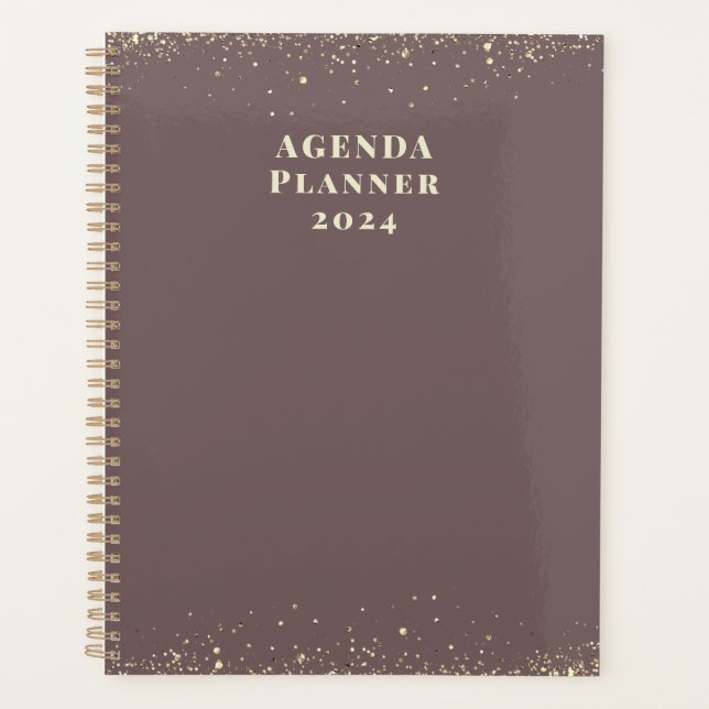 Planeador da Agenda da Tendência Moderna 2024 (Frente)