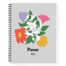 Planeador Personalizado de Flores Coloridas Bonita