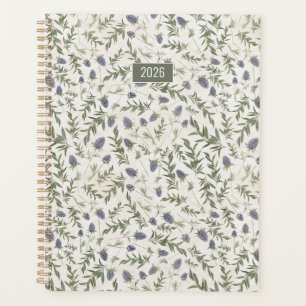 Planejador 2026 Flores de Cardo