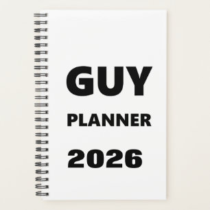Planejador 2026 Para Homens Planejador de Cara Fon