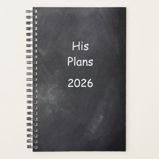 Planejador 2026 para Homens Planos Estilo Quadro N