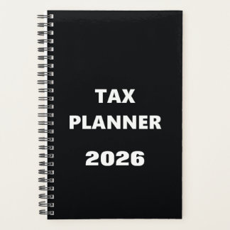 Planejador 2026 Planejador Fiscal Design Preto Bra