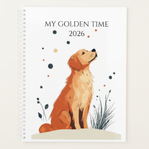 Planejador 2026 Presente Para Amantes de Golden
