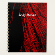 Planejador Abstrato Diário de Cavalo Vermelho