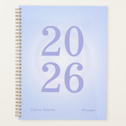 Planejador Anual Grande Aura Periwinkle