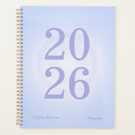 Planejador Anual Grande Aura Periwinkle