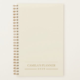 Planejador Anual Personalizado | Design Neutro Ele