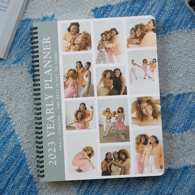 Planejador Anual Personalizado Moderno com Grade d (Criador carregado)