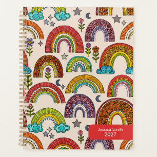 Planejador Arco-Íris Colorido