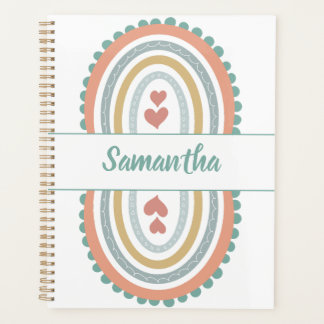 Planejador arco-íris moderno personalizado/persona