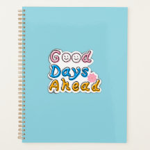 Planejador Azul Céu Dias Melhores à Frente – Seman