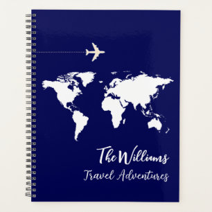 Planejador Azul do Marinho Internacional viagem
