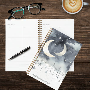 Planejador Boho Luas e Estrelas
