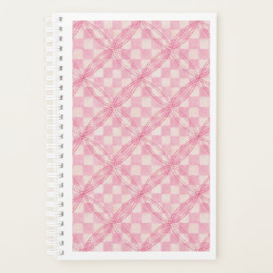 PLANEJADOR / CALENDÁRIO PINK CHECK QUILT 5.5x8.5
