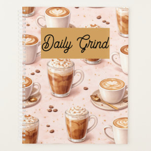 Planejador Daily Grind – Café Latte Lover