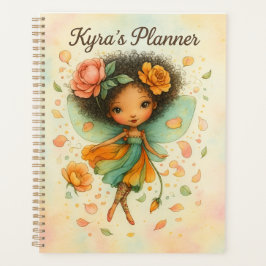 Planejador de Aquarela Floral de Fada Caprichosa