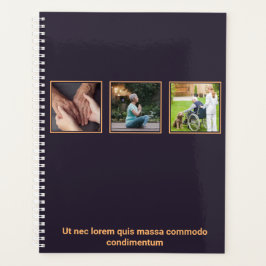 Planejador de Atendimento Enfermeiro Roxo e Laranj