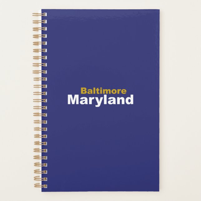 Planejador de Baltimore, Maryland (Frente)