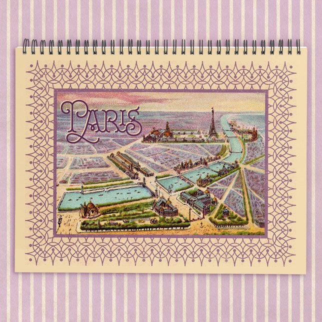 Planejador de Calendário da Paris Expo 1900 (Criador carregado)