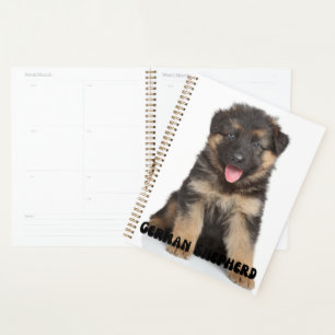 Planejador de Calendário de Puppy do German shephe