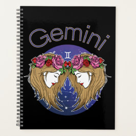 Planejador de Calendário de Sinais Zodiac Gemini