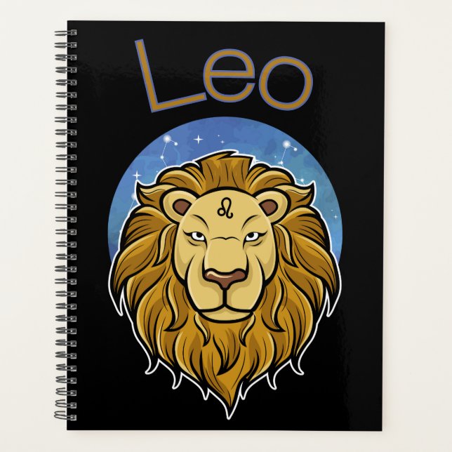 Planejador de Calendário de Sinal do Leo Zodiac (Frente)