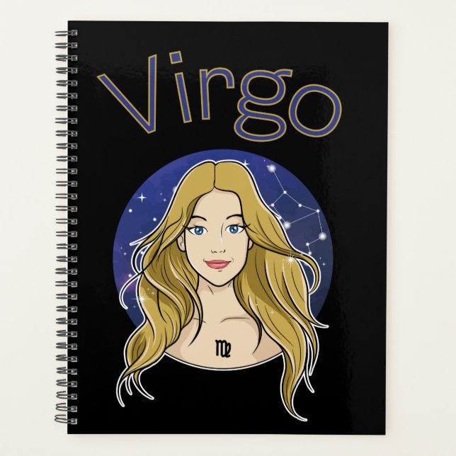 Planejador de Calendário de Sinal do Virgo Zodiac (Frente)