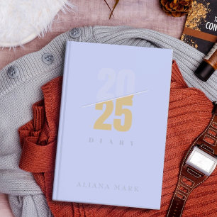 Planejador de Calendário Mínimo de 2025 para Púrpu